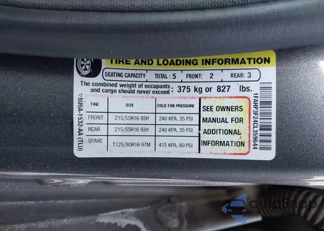 2012 Ford Focus Se from USA, damaged, VIN 1FAHP3F24CL359644
